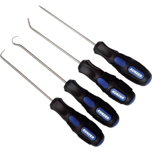 Syl- och krokverktyg, 4-delars Kunzer 1 set