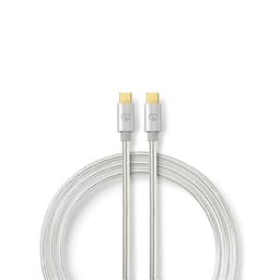 Nedis USB 3.1-kabel (Gen1) | Typ-C, hane - Typ-C, hane | 2.0 m | Aluminium