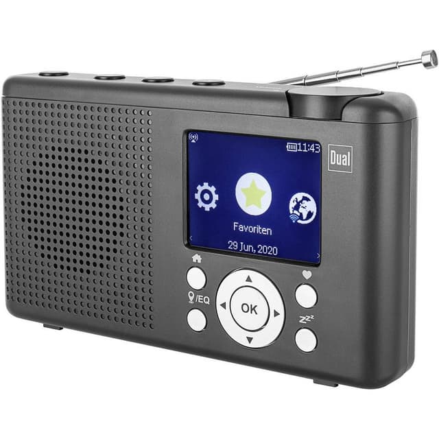 Dual MCR 200 Internet-bordsradio Internet, DAB+, DAB,