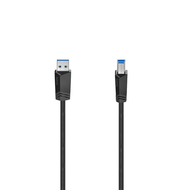 HAMA Kabel USB 3.0 5 Gbit/s 1.5m Svart