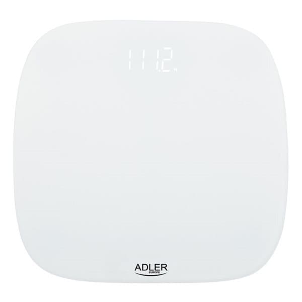 Adler badrumsvåg LED-display 180kg - vit