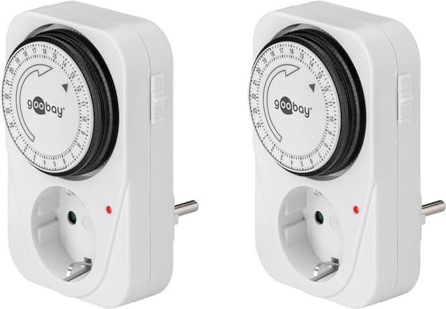 Goobay Set med 2, analog timer