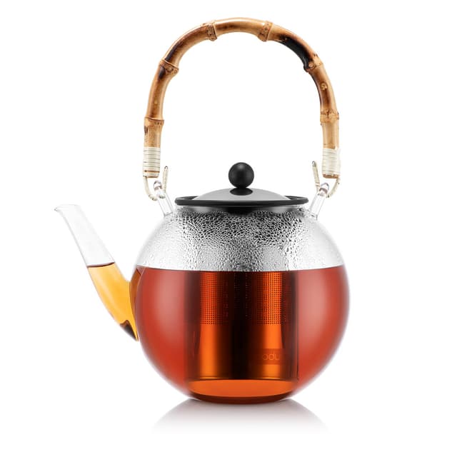 Bodum Tepress med filter i rostfritt stål och bambuhandtag ASSAM 1.5 L