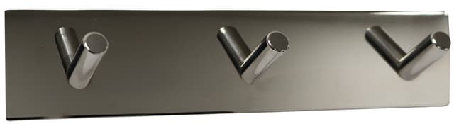 Home>it® självhäftande knopplist med 3 krokar 20 x 4 cm krom