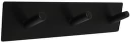 Home>it® självhäftande knopplist med 3 krokar 20 x 4 cm mattsvart