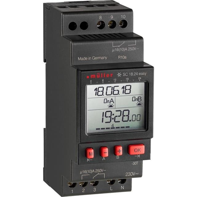 Müller SC 18.24 easy 230V 50-60Hz Digitalt kopplingsur