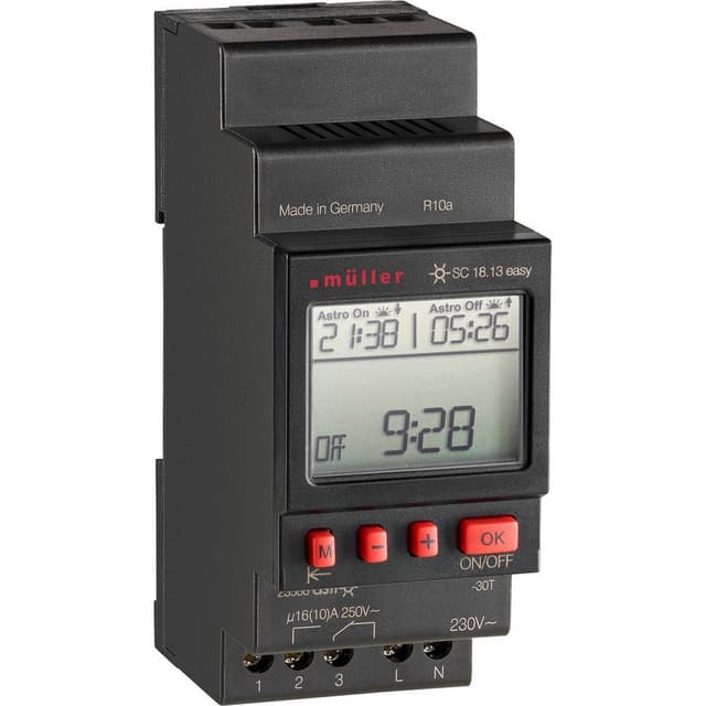 Müller SC 18.13 easy 230V 50-60Hz Digitalt kopplingsur