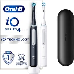 Oral-B iO 4 DUO eltandborste 414742 (svartvit)