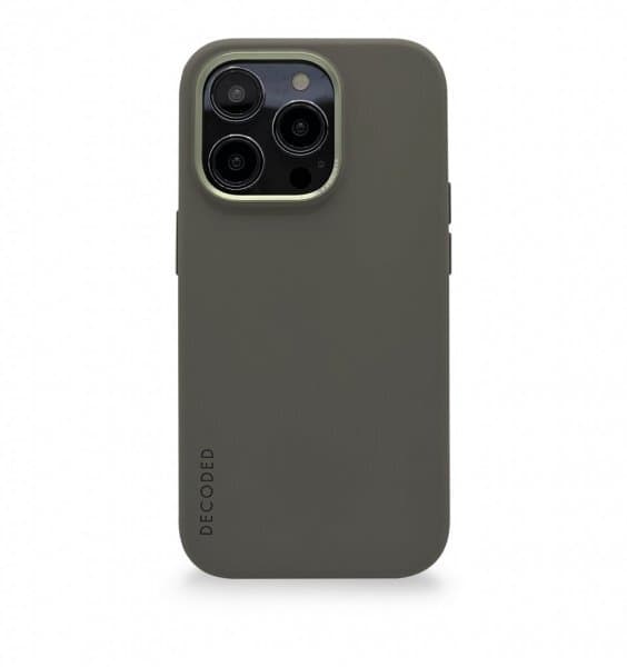 Decoded iPhone 14 Pro Skal Silicone Backcover Olive