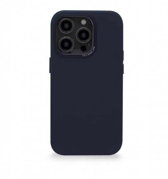 Decoded iPhone 14 Pro Skal Leather Backcover Navy