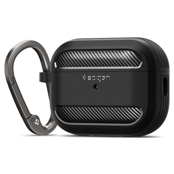 Spigen AirPods Pro 2 Skal Rugged Armor Matte Black