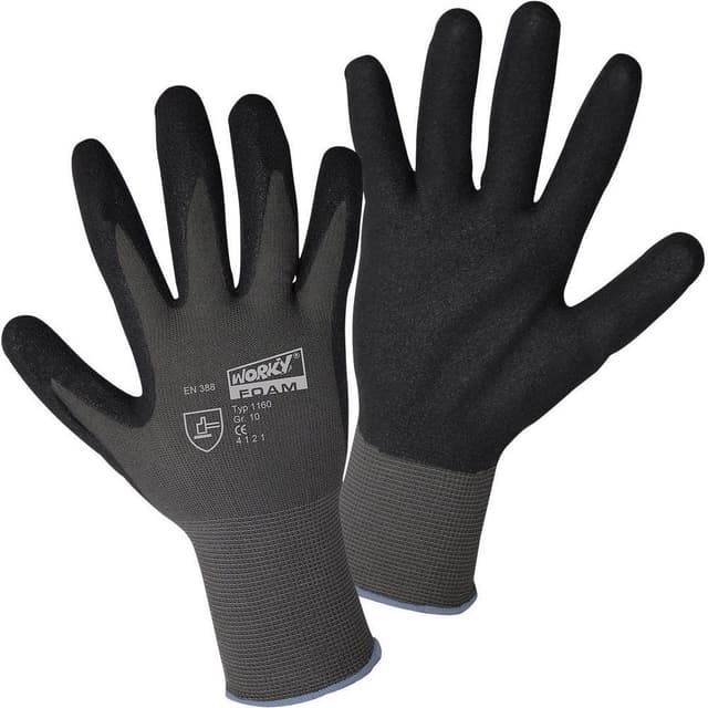 Nylon Arbetshandske Storlek (handskar): 7, S EN 388 CAT