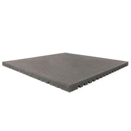 Thor Fitness Helsvart Gummigolv Raka Kanter, Gymgolv 43 mm