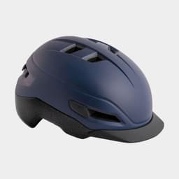 Met Grancorso Deep Blue/Matt/Reflective, Cykelhjälm Blå Large