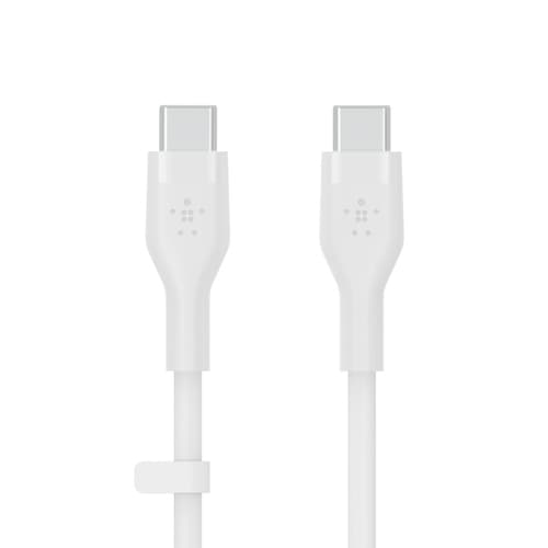 Belkin BOOST↑CHARGE Flex, 2 m, USB C, USB C, USB 2.0, Vit