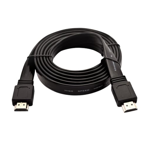 V7 V7HDMI4FL-02M-BK-1E, 2 m, HDMI Typ A (standard), HDMI Typ A (standa