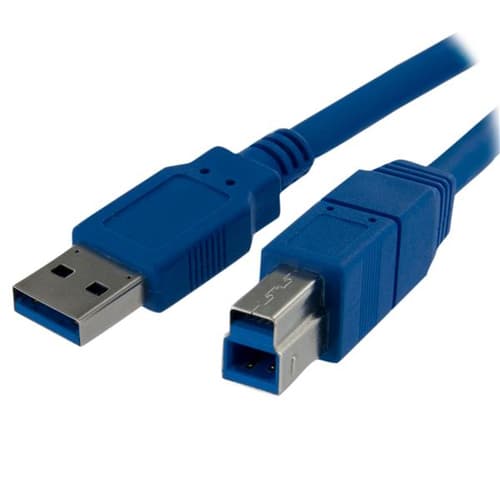 StarTech.com 1 m SuperSpeed USB 3.0-kabel A till B – M/M, 1 m, USB A,