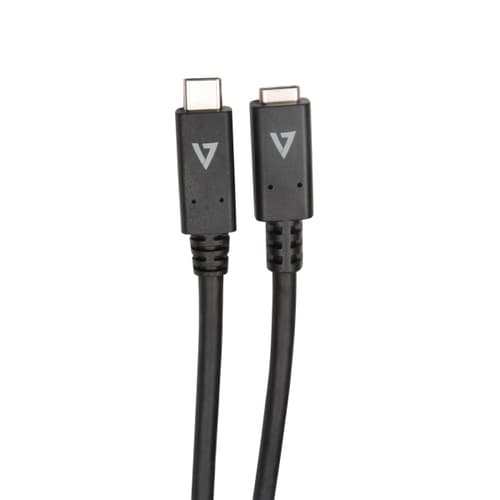 V7 V7UC3EXT-2M, 2 m, USB C, USB C, USB 3.2 Gen 1 (3.1 Gen 1), Svart