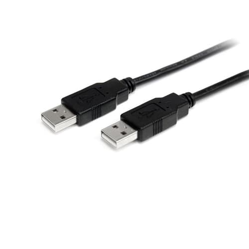 StarTech.com USB2AA2M, 2 m, USB A, USB A, USB 2.0, Svart