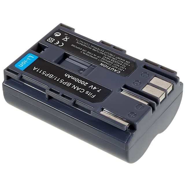 BP-511 Batteri till Canon EOS 40D / 300D / 5D / 20D / 30D / 50D / 10D / G5 / G6