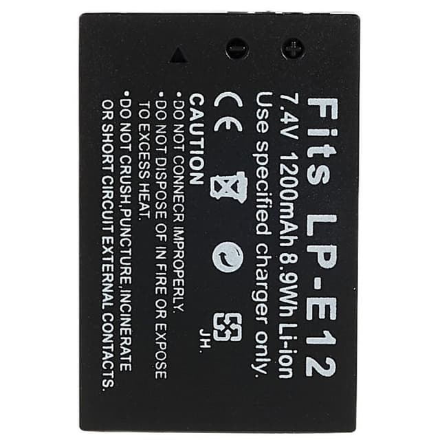CANON M5 / M10 / M50 Mark II 7,40V 1200mAh kamera Li-ion-batteri