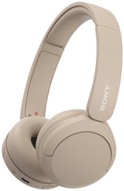 Sony WH-CH520 trådlösa on-ear hörlurar (beige)