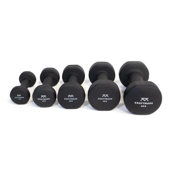 Kraftmark Aerobic Träningshantlar, Hantlar Neoprene 5 kg