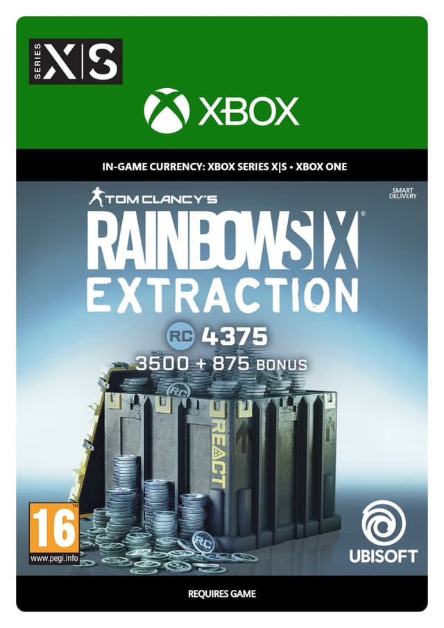 Tom Clancy's Rainbow Six® Extraction: 4,375 REACT Credits - XBOX One,X