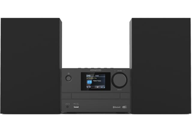 Kenwood M-525DAB Mini-system med Bluetooth och DAB+ (svart)