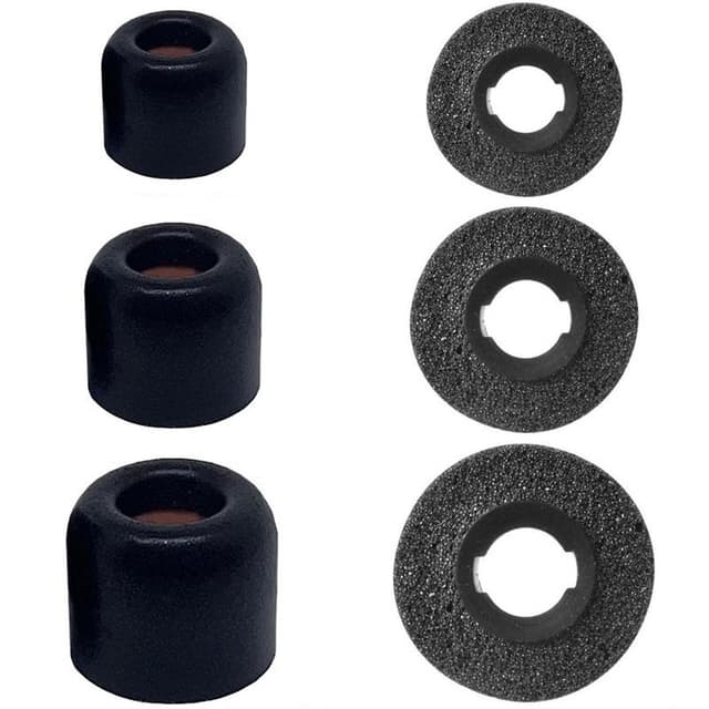 Öronkuddar Foam 6-pack Xiaomi Redmi AirDots 3 Pro - Svart