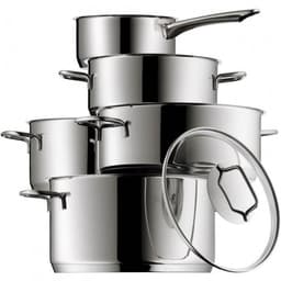 WMF Kastrullset Astoria, 5st kastruller inklusive glaslock