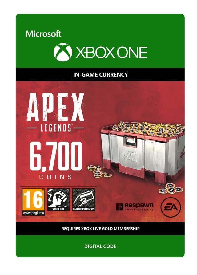 APEX Legends: 6700 Coins - XBOX One,Xbox Series X,Xbox Series S