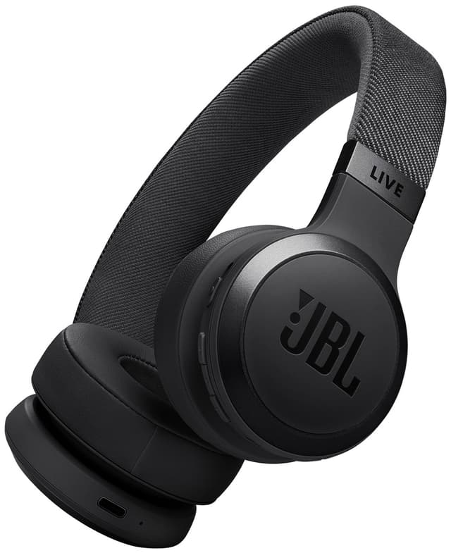 JBL Live 670NC trådlösa on-ear-hörlurar (svarta)