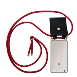 Huawei P8 LITE 2015 Skal Fodral Kedja (Röd)