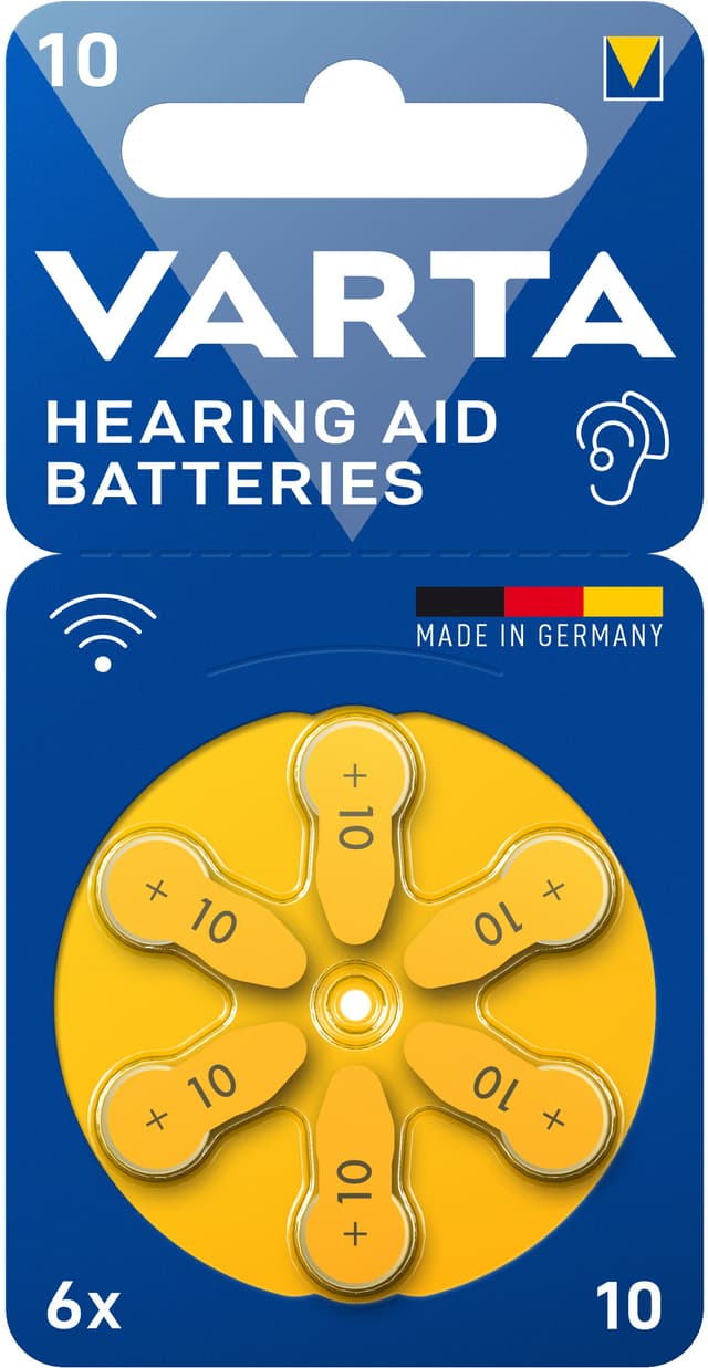Varta 10 batterier för hörapparat 7042214 (6-pack)