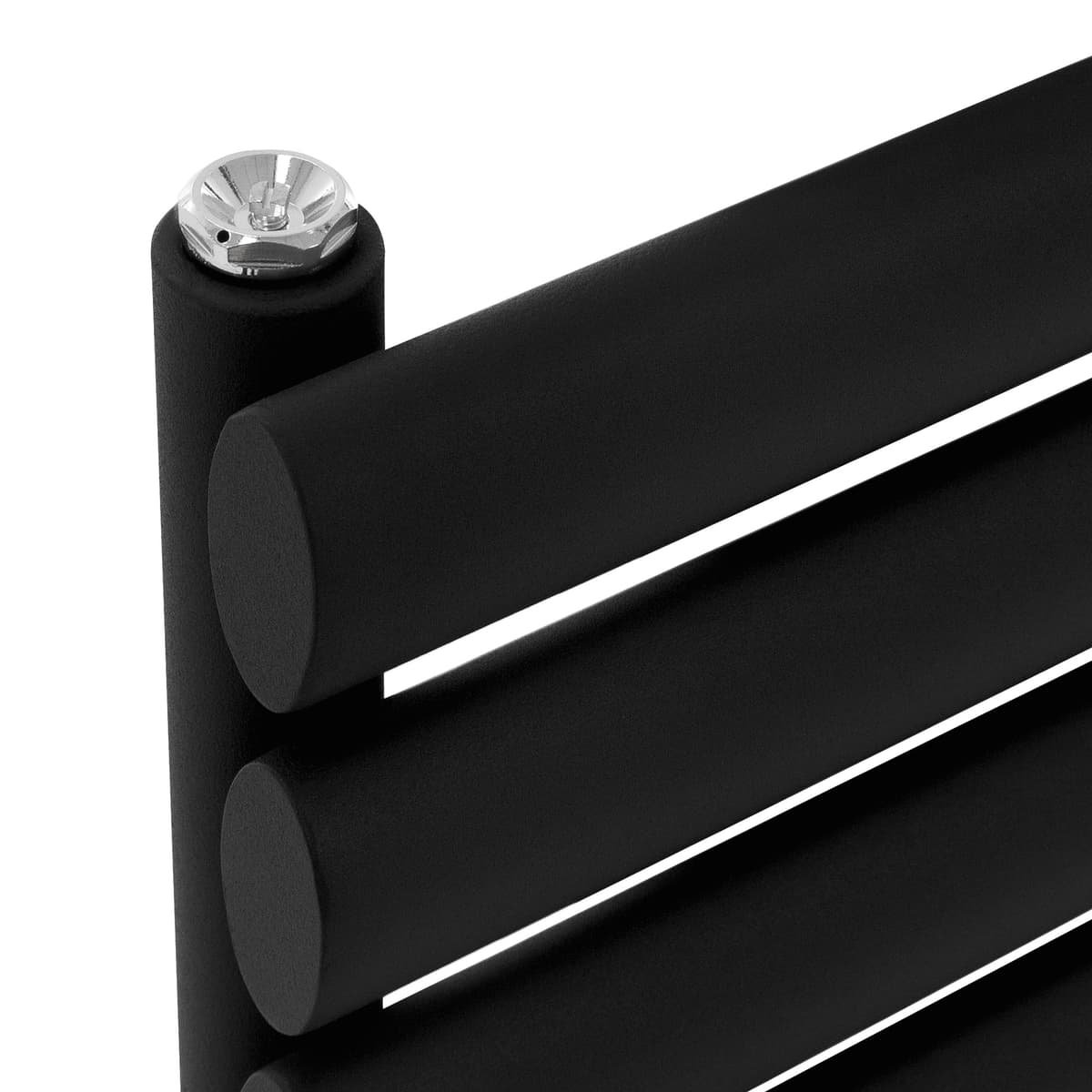 LuxeBath Panelradiator med ett lager, 780x600 mm, stål, matt svart ...