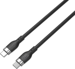Hyper HyperJuice USB-C till USB-C laddningskabel 2 m (svart)