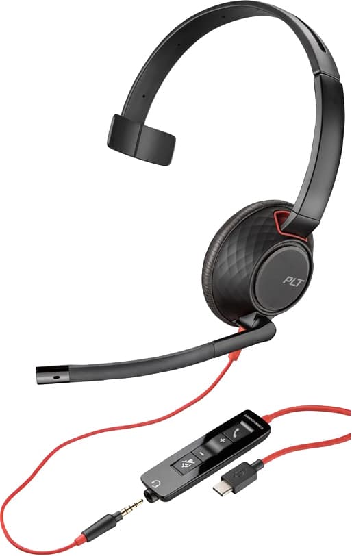 HP Poly Blackwire C5210 headset USB-C