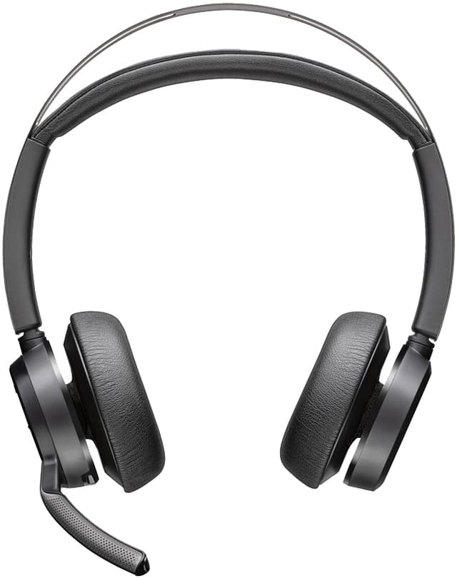 HP Poly Voyager Focus 2 USB-C-headset med laddningsstativ