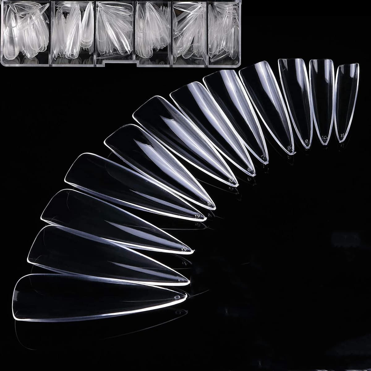 Nail Tips 500-pack Transparent - Elgiganten - Elgiganten