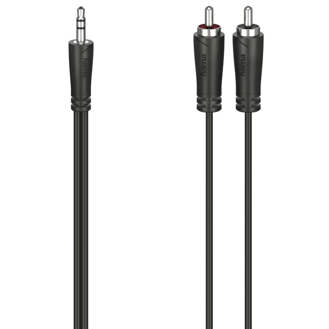 Hama 3.5mm - 2x RCA ljudadapterkabel (1,5 m)