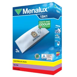 Menalux dammsugarpåsar 1841 (3 st)  för Electrolux/Nilfisk/Volta etc.