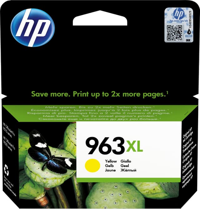 HP 963 XL gul högkapacitets bläckpatron