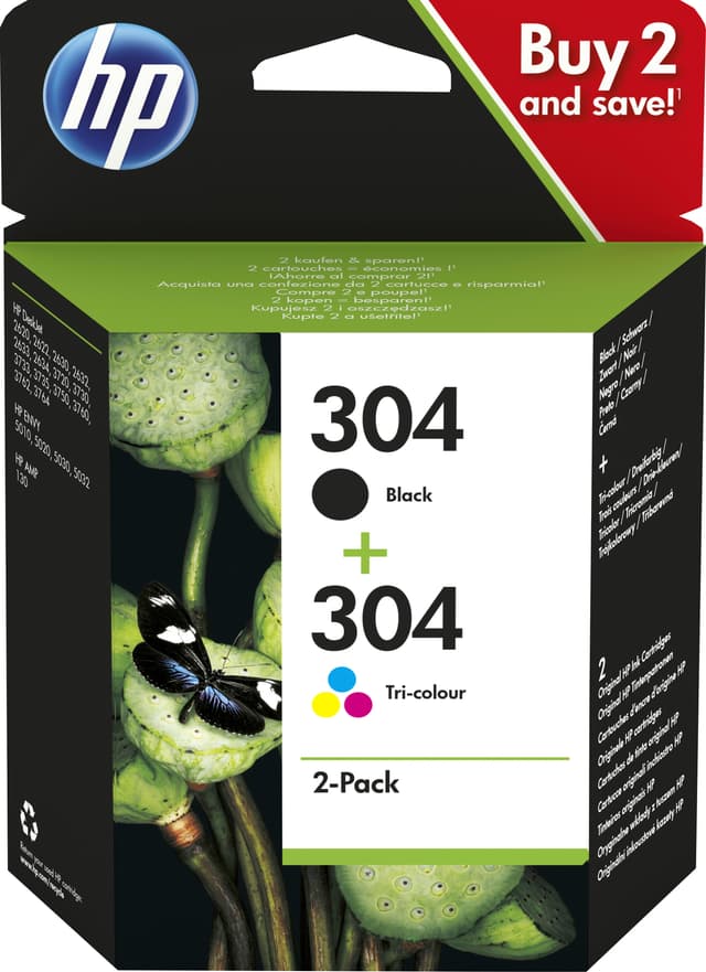 HP 304  4-färgers bläckpatron multipack