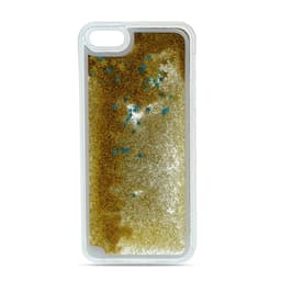 Liquid Glitter Bakskal Samsung Galaxy A8 2018 Guld