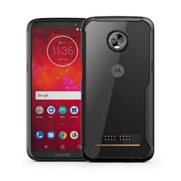TPU Skyddskal Motorola Moto Z3 Play Svart/Klar