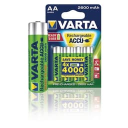 Varta Power 2600mAh AA batteri (4 st)