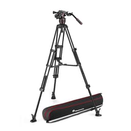 MANFROTTO Stativkit Video Nitrotech 608 + Twin MS Mittspridare Aluminium