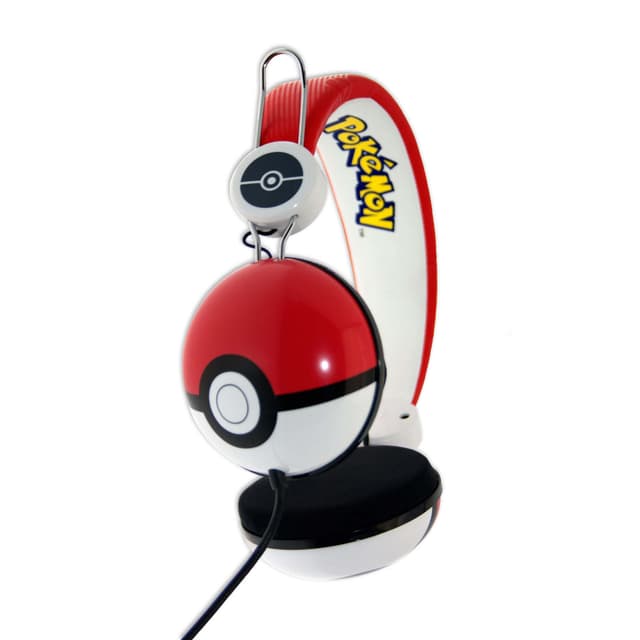 POKEMON Hörlur Dome Tween On-Ear 90dB Röd Pokeball