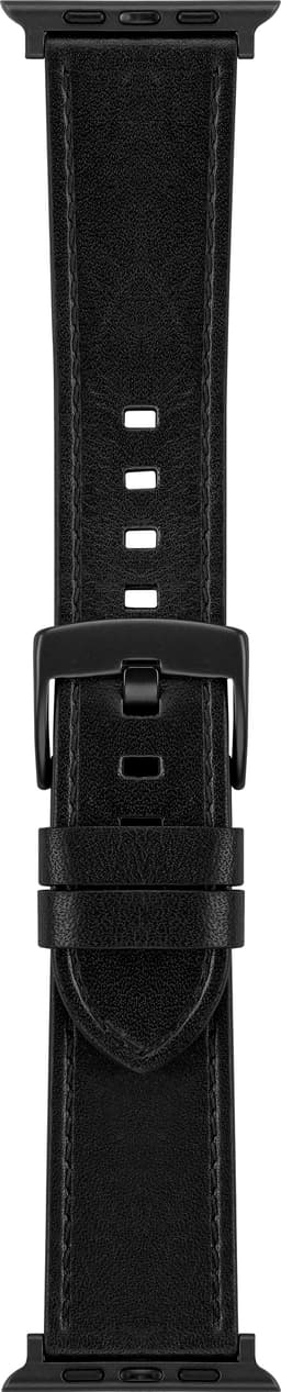 Sandstrøm Apple Watch läderarmband 42/44/45/49 mm  (svart)
